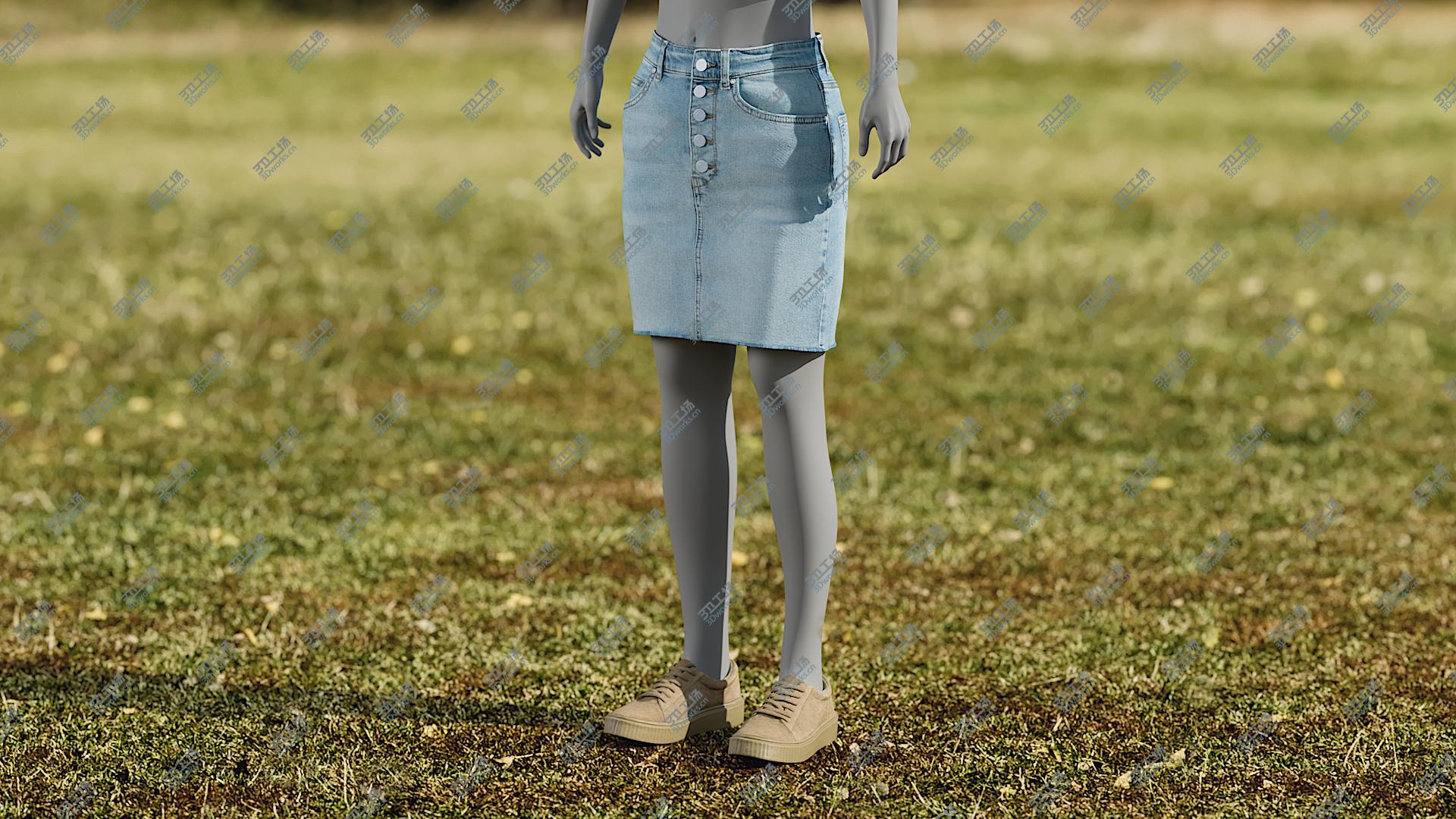 images/goods_img/20210319/Skirt with Sneakers 3D model/1.jpg